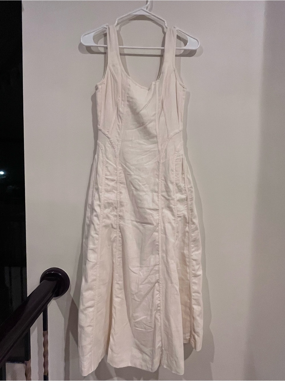 House of Harlow 1960 Cream Midi Tank Dress